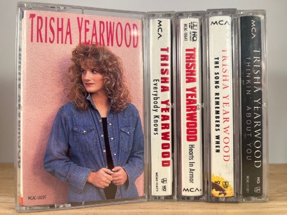 TRISHA YEARWOOD [5 tapes] CASSETTE TAPES