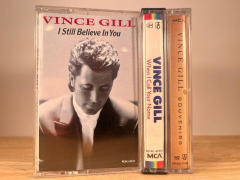 VINCE GILL [3x tapes] CASSETTE TAPES