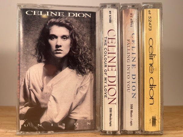 CELINE DION [4x tapes] CASSETTE TAPES