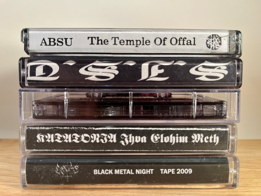 DEATH METAL 5x CASSETTE LOT #24