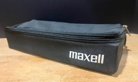 MAXELL / CASE LOGIC 15 CASSETTE TAPE HOLDER - USED CARRYING CASE