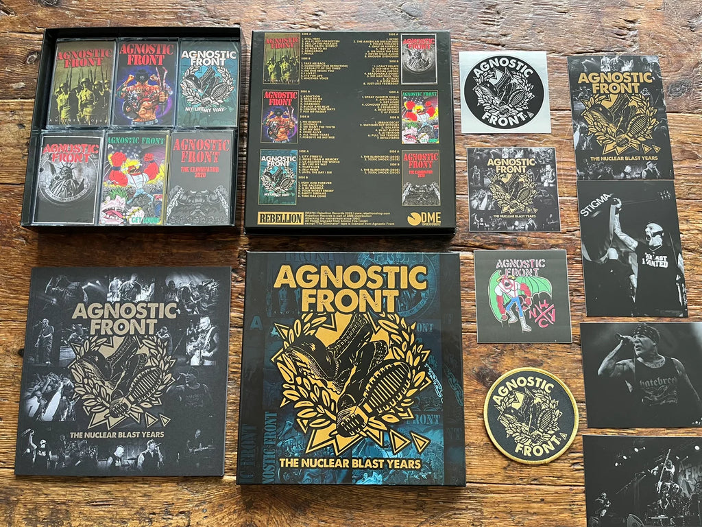 Agnostic Front - The Nuclear Blast Years 6x TAPE BOXSET (Lim 300, incl 40 page book) - BRAND NEW