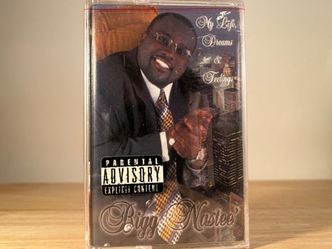 BIGG NASTEE - my life, dreams and feelings - BRAND NEW CASSETTE TAPE