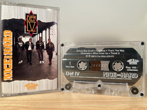 DEF IV - nice and hard - CASSETTE TAPE