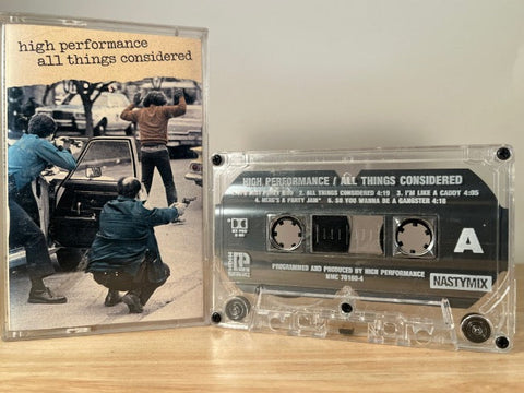 HIGH PERFORMANCE - all things considered - CASSETTE TAPE