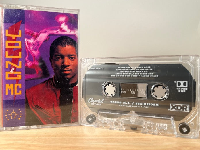 YOUNG MC - brainstorm - CASSETTE TAPE