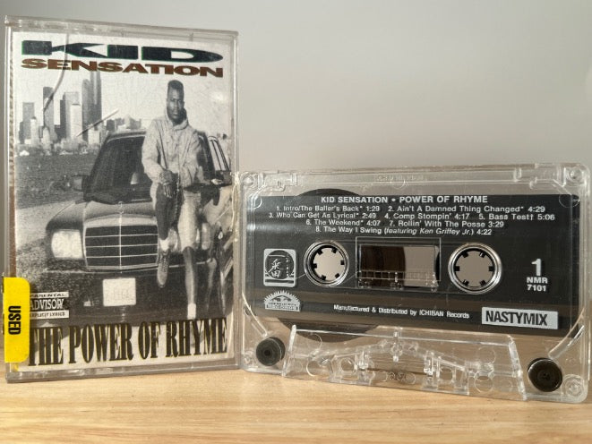 KID SENSATION - power of rhyme - CASSETTE TAPE