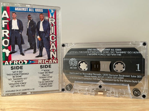 AFRO RICAN - against all odds - CASSETTE TAPE