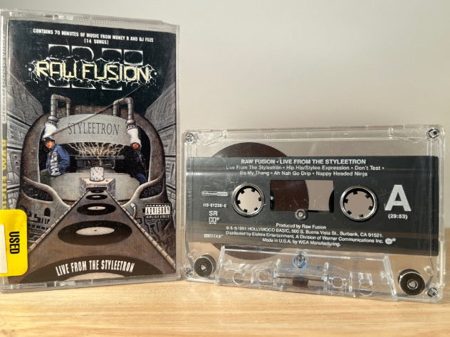 RAW FUSION - live from the styleetron - CASSETTE TAPE