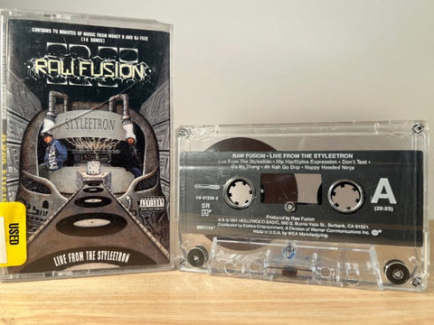 RAW FUSION - live from the styleetron - CASSETTE TAPE
