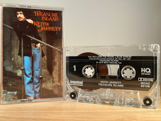 KEITH JARRETT - treasure island - CASSETTE TAPE