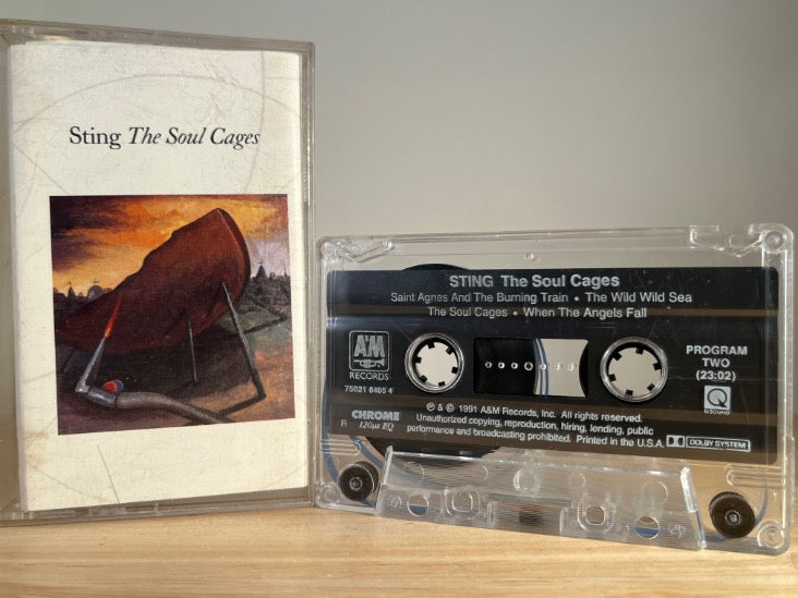 STING - soul cages - CASSETTE TAPE