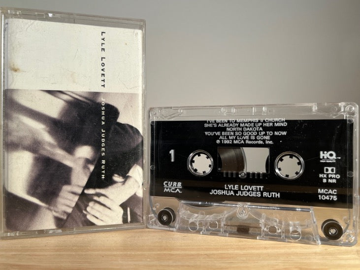 LYLE LOVETT - Joshua judges ruth - CASSETTE TAPE