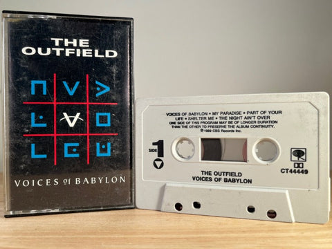 THE OUTFIELD - voices of Babylon - CASSETTE TAPE