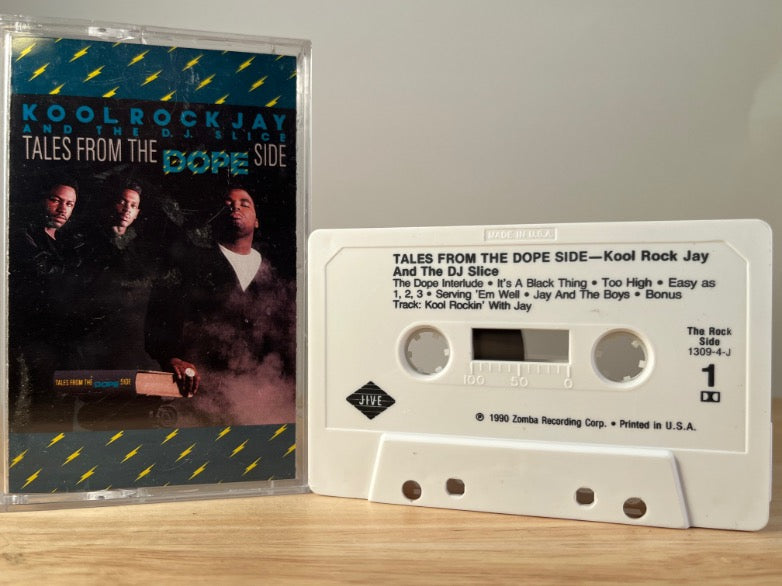 KOOL ROCK JAY - tales from the dope side - CASSETTE TAPE