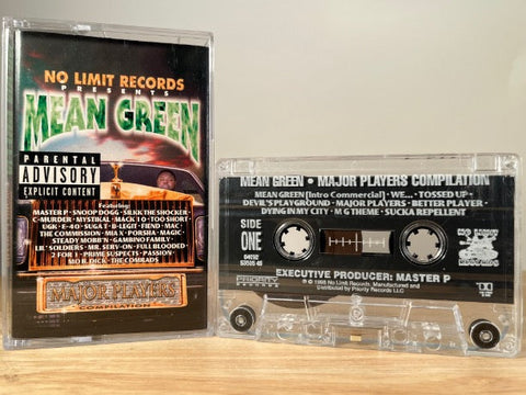 MEAN GREEN - major players compilation - CASSETTE TAPE