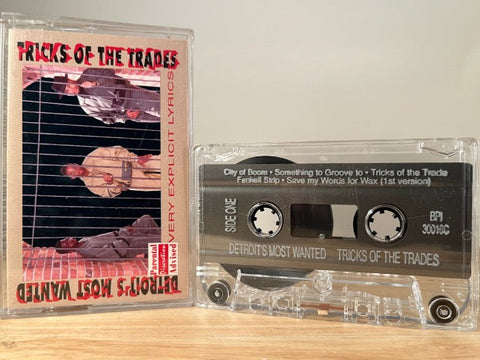 DETROITS MOST WANTED - tricks of the trades - CASSETTE TAPE