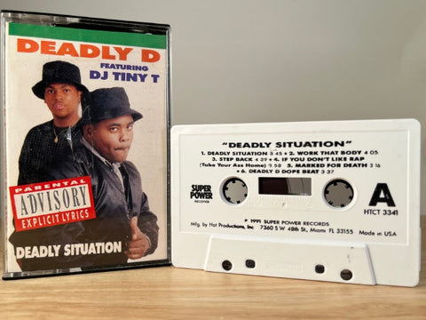 DEADLY D - deadly situation - CASSETTE TAPE