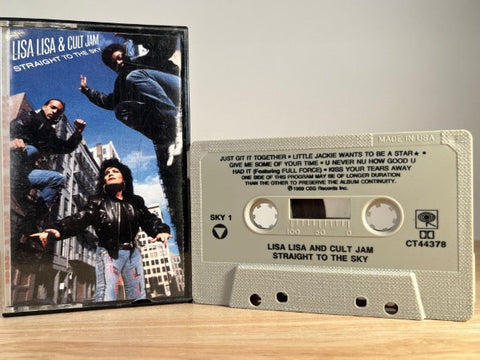 LISA LISA AND CULT JAM - straight to the sky - CASSETTE TAPE