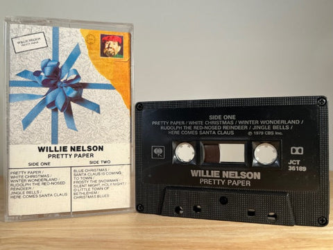WILLIE NELSON - pretty paper - CASSETTE TAPE