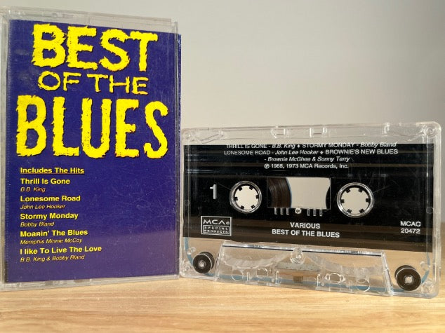 BEST OF THE BLUES - various artists - CASSETTE TAPE