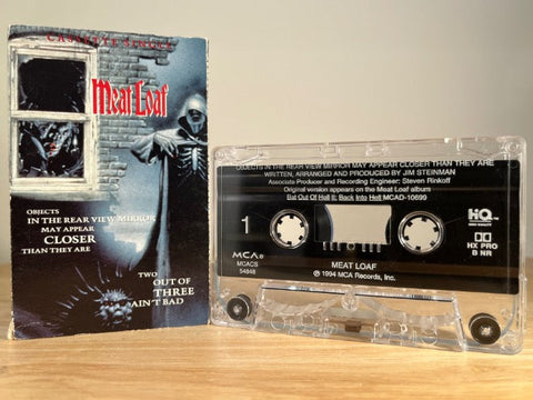 MEAT LOAF - objects in the rear view may appear closer than they are - CASSETTE SINGLE