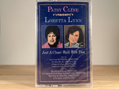 PATSY CLINE / LORETTA LYNN - just a closer walk with time - BRAND NEW CASSETTE TAPE