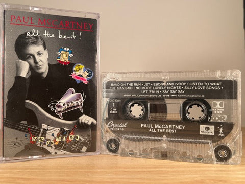 PAUL McCartney - all the best! - CASSETTE TAPE