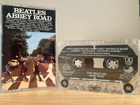 THE BEATLES - abbey road - CASSETTE TAPE [clear shell]