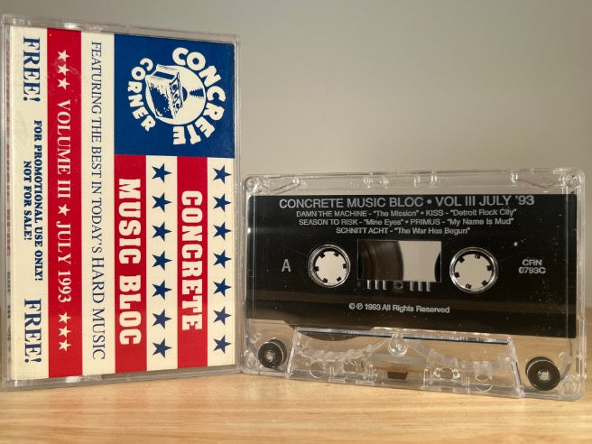 CONCRETE MUSIC BLOC [JULY ’93] - CASSETTE TAPE