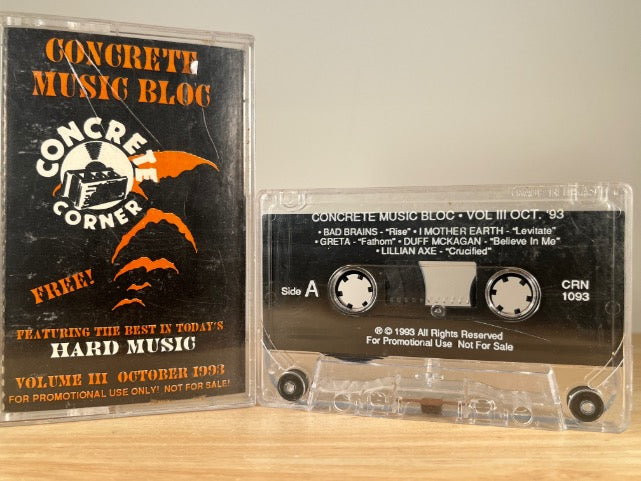 CONCRETE MUSIC BLOC [OCT ’93] - CASSETTE TAPE