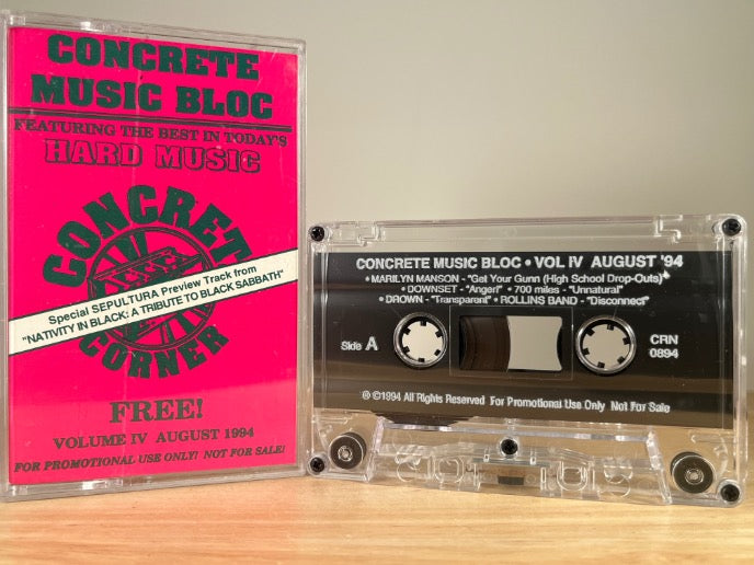 CONCRETE MUSIC BLOC [AUG ’94] - CASSETTE TAPE