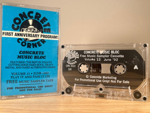 CONCRETE MUSIC BLOC [JUNE ’92] - CASSETTE TAPE