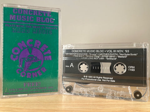 CONCRETE MUSIC BLOC [NOV ’93] - CASSETTE TAPE