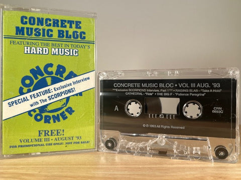 CONCRETE MUSIC BLOC [AUG ’93] - CASSETTE TAPE