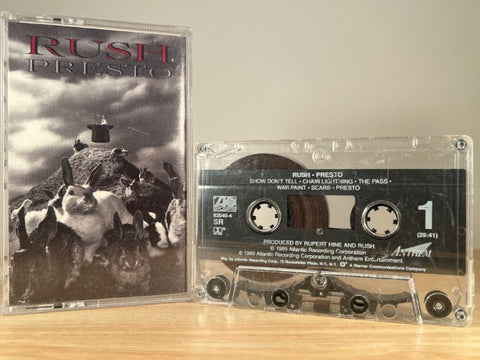 RUSH - presto - CASSETTE TAPE