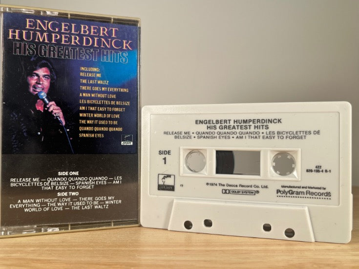 ENGELBERT HUMPERDINCK - his greatest hits - CASSETTE TAPE