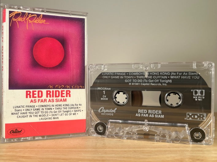 RED RIDER - as far as siam - CASSETTE TAPE