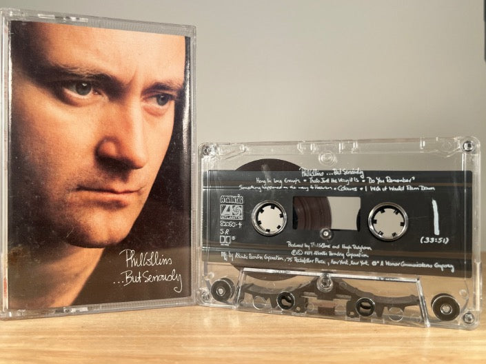 PHIL COLLINS - but seriously - CASSETTE TAPE