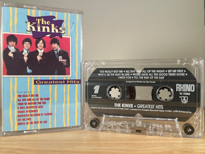 THE KINKS - greatest hits - CASSETTE TAPE