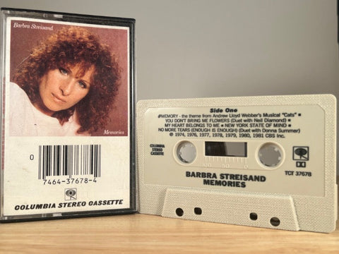 BARBARA STREISAND - memories - CASSETTE TAPE