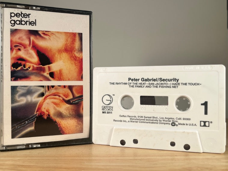 PETER GABRIEL - security - CASSETTE TAPE