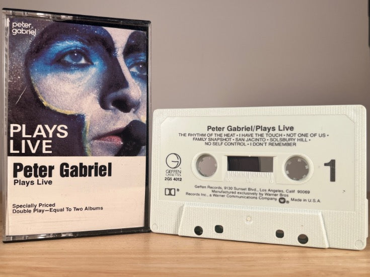 PETER GABRIEL - plays live - CASSETTE TAPE