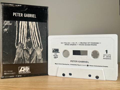 PETER GABRIEL - s/t - CASSETTE TAPE [hand scratching]