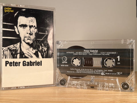 PETER GABRIEL - s/t - CASSETTE TAPE [face melting]