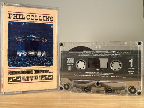 PHIL COLLINS - serious hits live - CASSETTE TAPE