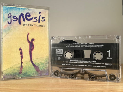 GENESIS - we can’t dance - CASSETTE TAPE