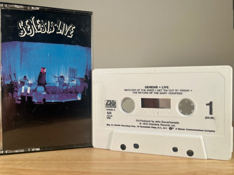 GENESIS - live - CASSETTE TAPE