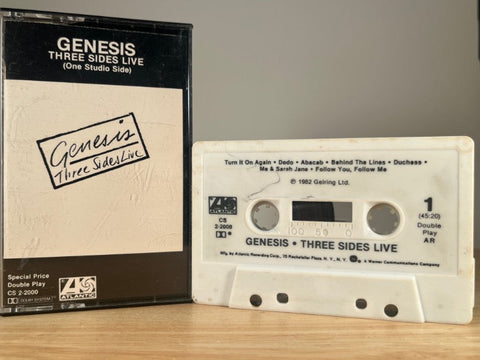 GENESIS - three sides live - CASSETTE TAPE