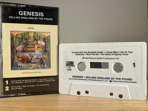 GENESIS - selling England by the pound - CASSETTE TAPE